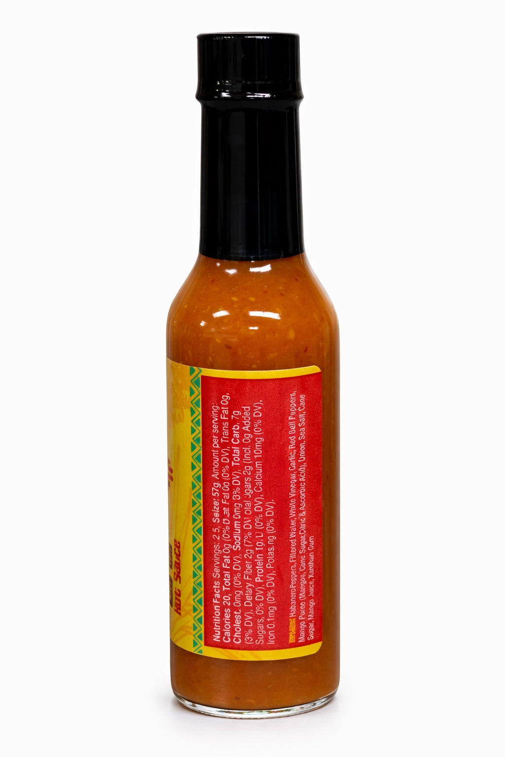 ZIA Mango Habanero Hot Sauce, ingredient list