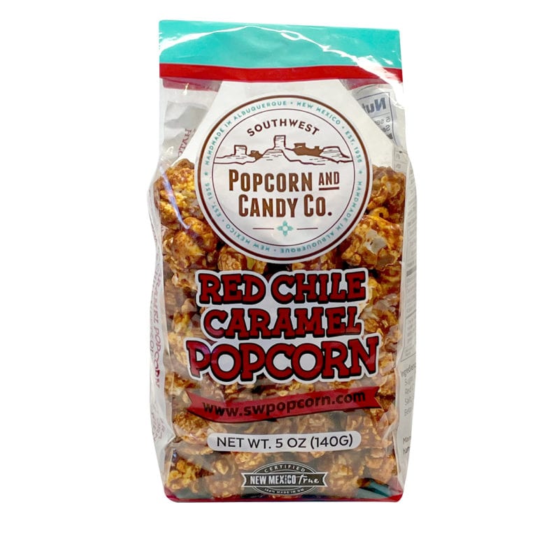 Popcorn & Candy Co. Red Chile Caramel Popcorn Taste New Mexico