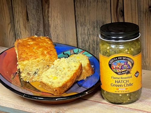 Green Chile Cornbread Taste New Mexico   TasteNM RecipePhotos41  500x375 