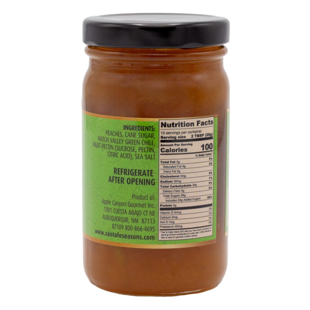 Green Chile Peach Jam Taste New Mexico