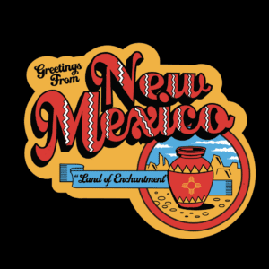 Product image of Greetings From New Mexico sticker